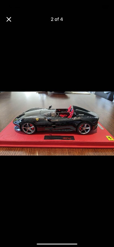 BBR Ferrari Monza SP2 Black 1:18 resin - photo 2