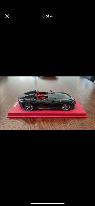 BBR Ferrari Monza SP2 Black 1:18 resin - photo 3