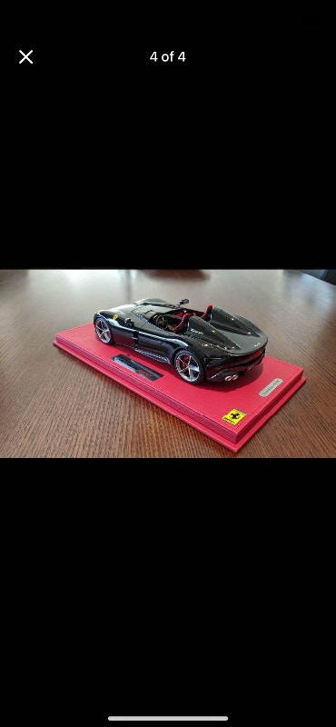 BBR Ferrari Monza SP2 Black 1:18 resin - photo 4