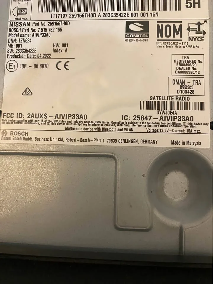 Bosch stereo for Nissian $215/ OBO image indicator(3)