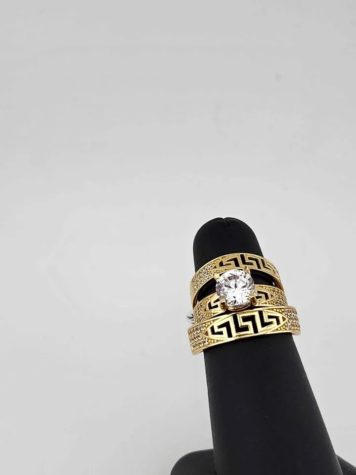 14k GOLD Set His and hers set thumbnail