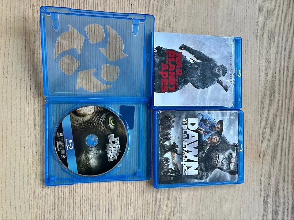 Planet of the Apes Trilogy Blue Ray