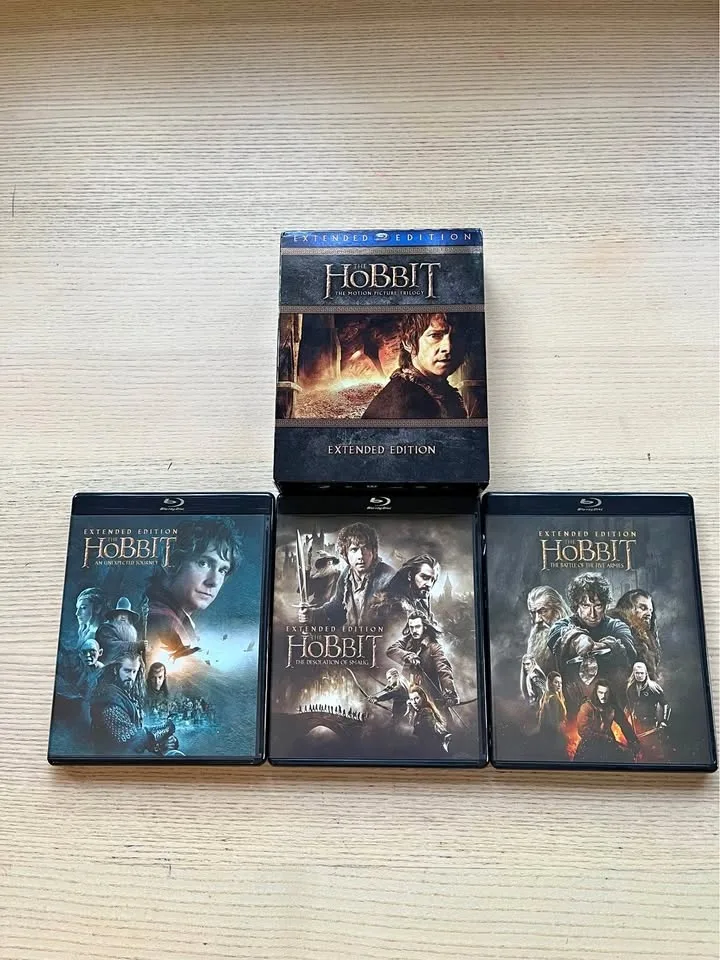 The Hobbit Extended Blue Ray Box Set