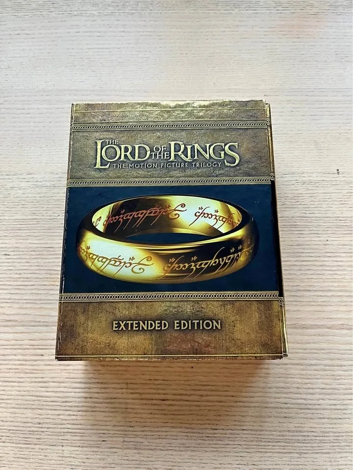 Lord of the Rings Blue Ray Extended Edition Set