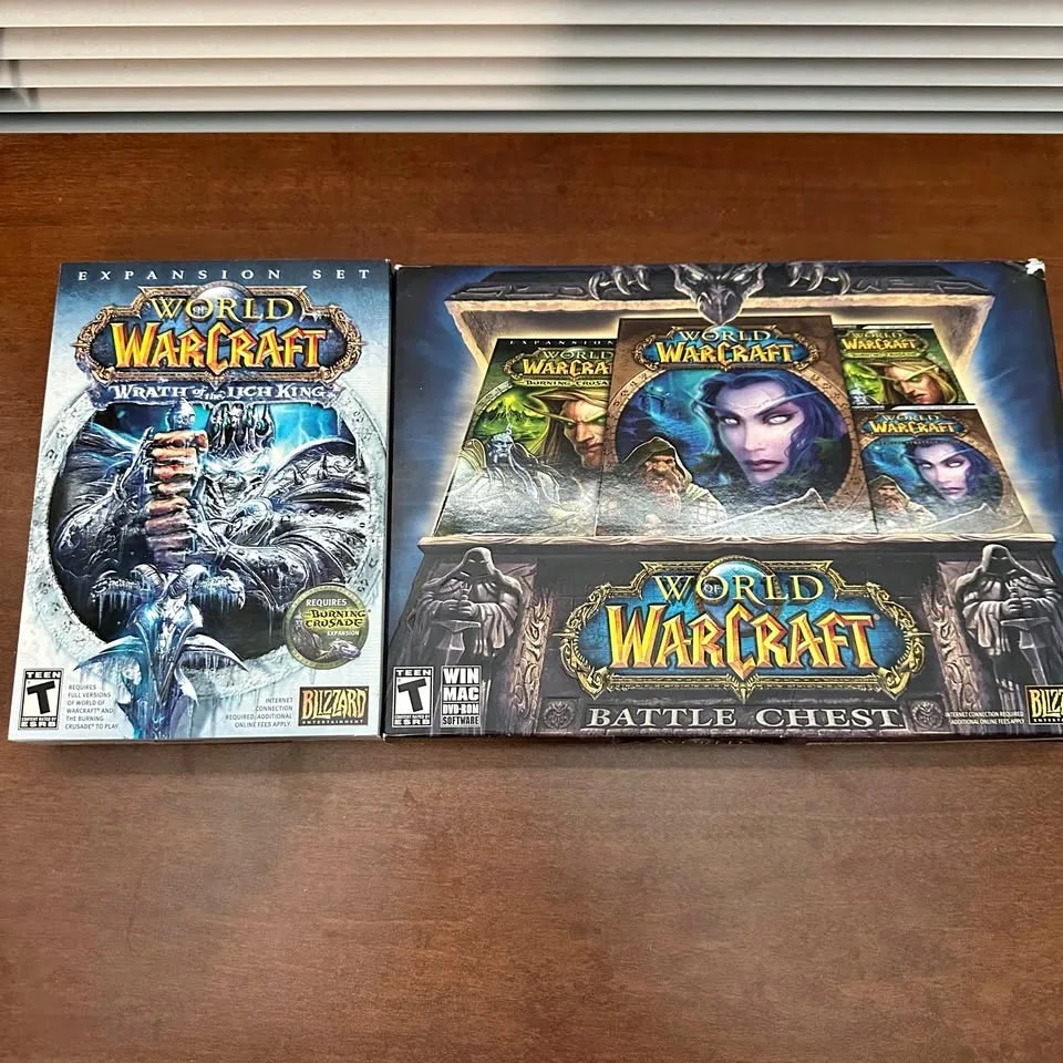 World of Warcraft Battle Chest and Wrath of the Lich King