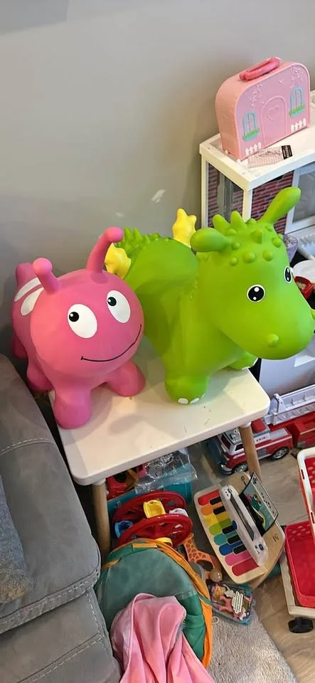 My First Jumpy - Dragon and worm guy!