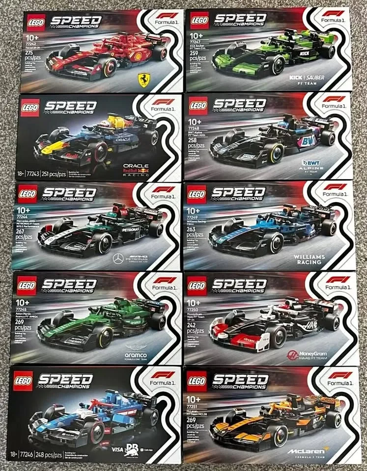 LEGO Speed Champions F1 Formula 1 - 10 Sets [hidden information]