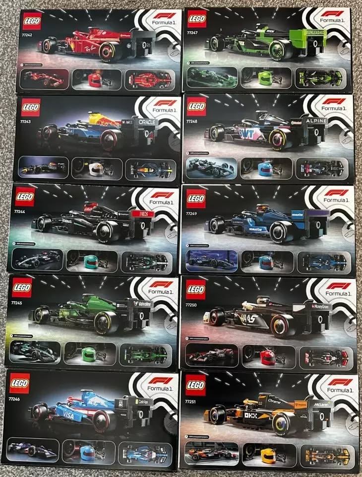 LEGO Speed Champions F1 Formula 1 - 10 Sets [hidden information] - photo 2