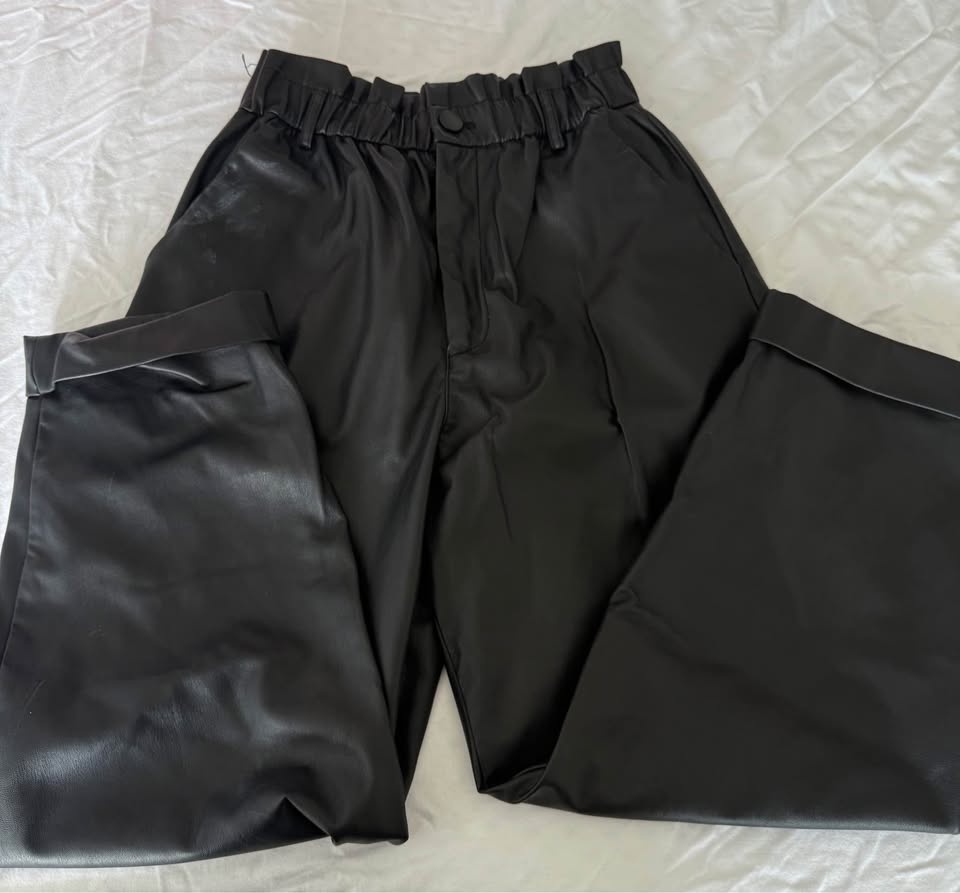 ZARA HIGHWAIST FAUX LEATHR PANTS - photo 2