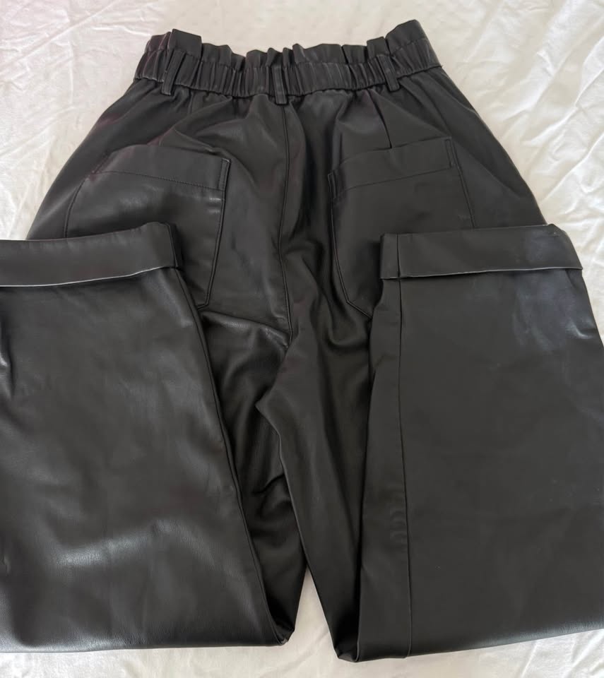 ZARA HIGHWAIST FAUX LEATHR PANTS - photo 3