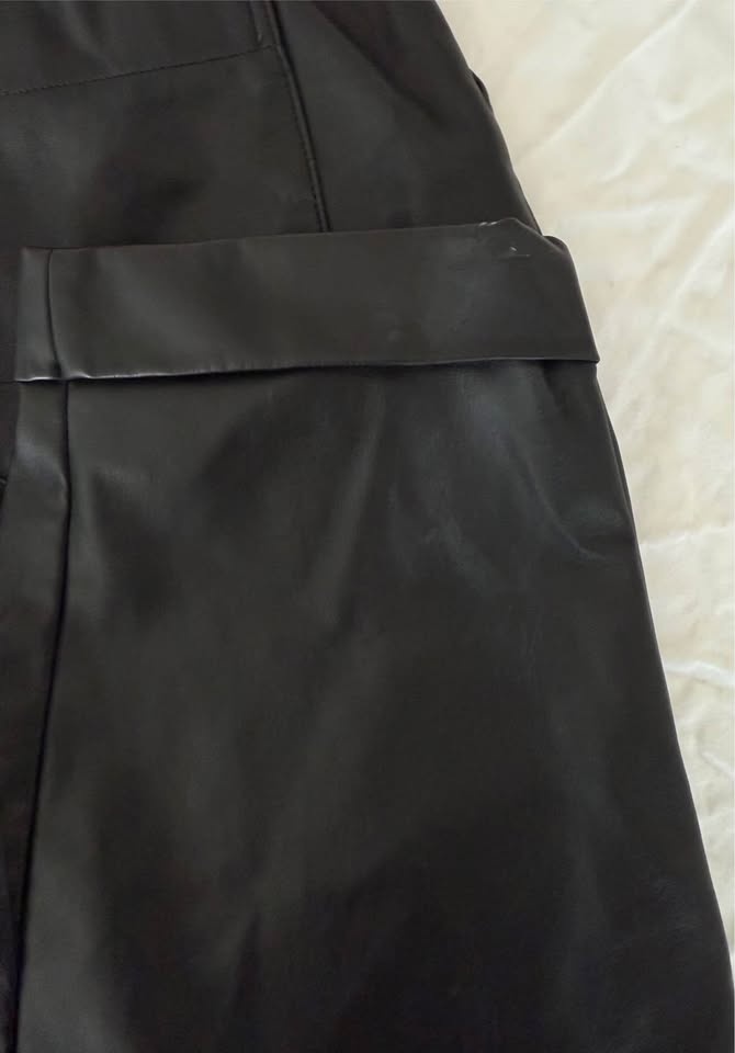 ZARA HIGHWAIST FAUX LEATHR PANTS - photo 4