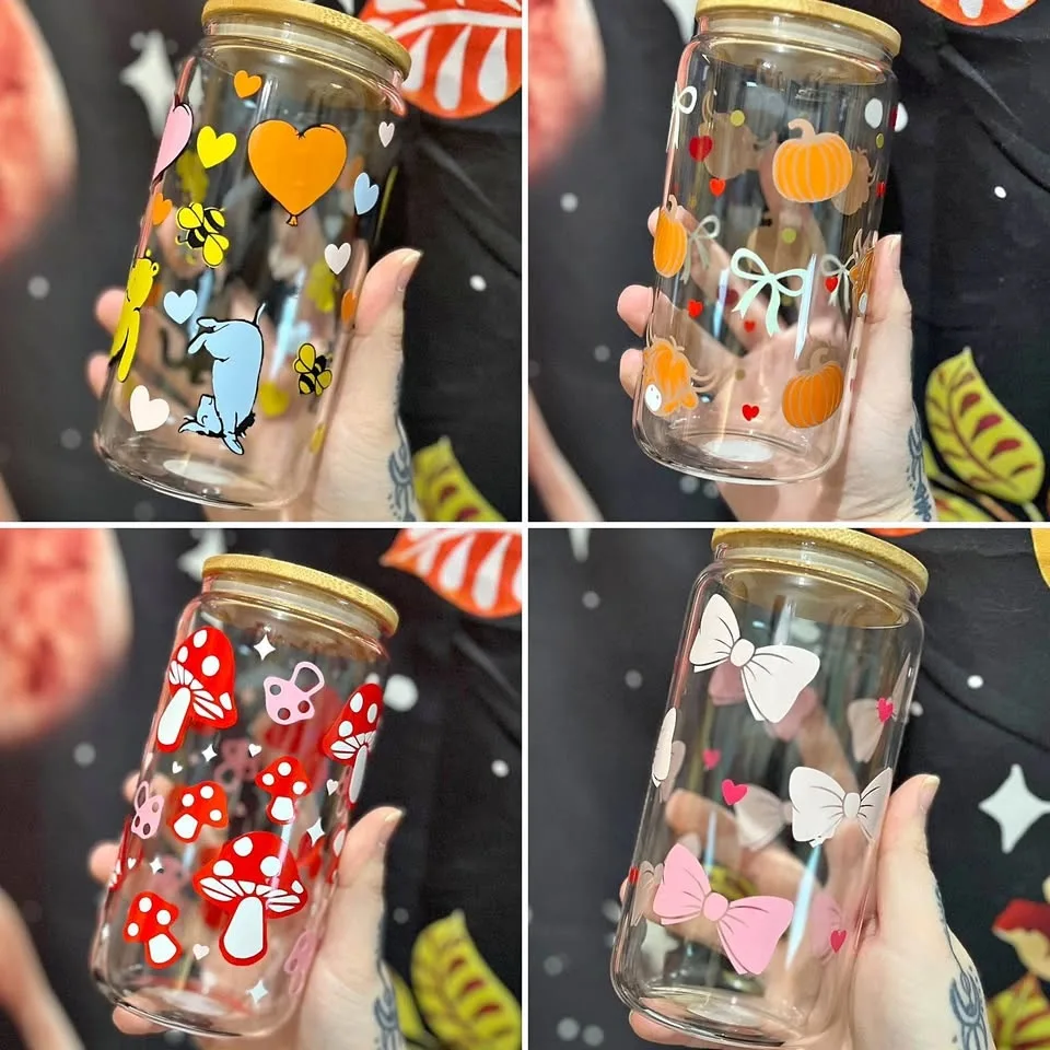 PRE-MADE Cricut Jar Tumblers