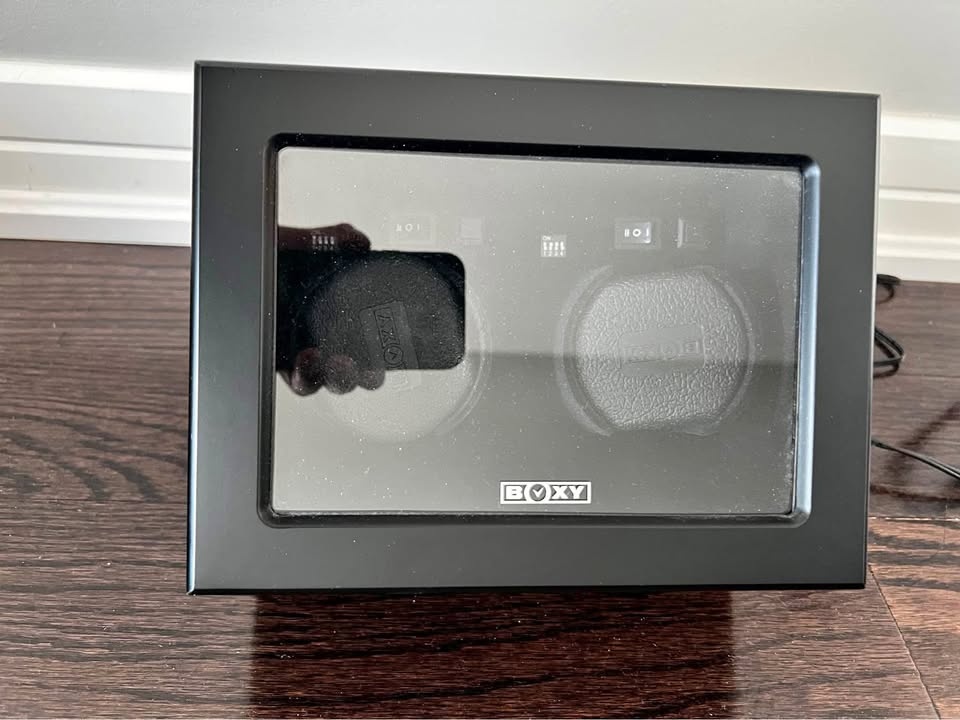 BOXY Watch Winder – Dual Slot Automatic Watch Box