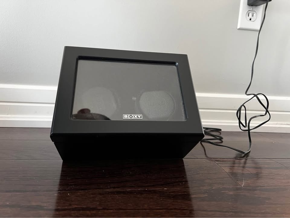 BOXY Watch Winder – Dual Slot Automatic Watch Box - photo 2