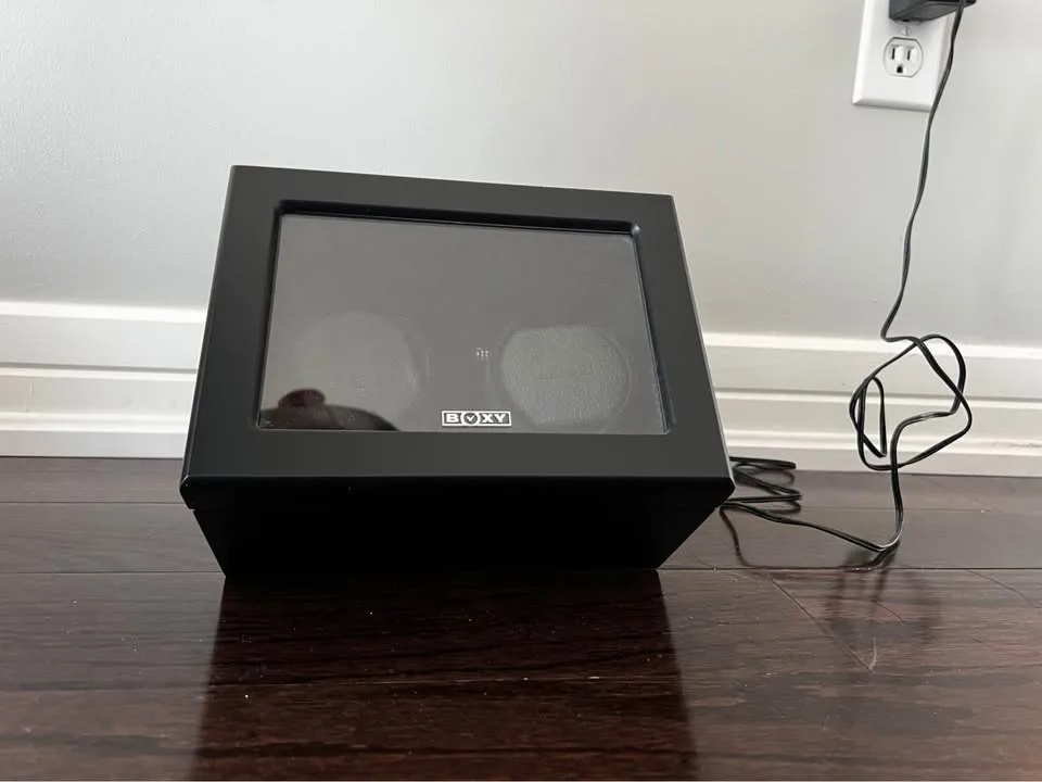 BOXY Watch Winder – Dual Slot Automatic Watch Box image indicator(2)