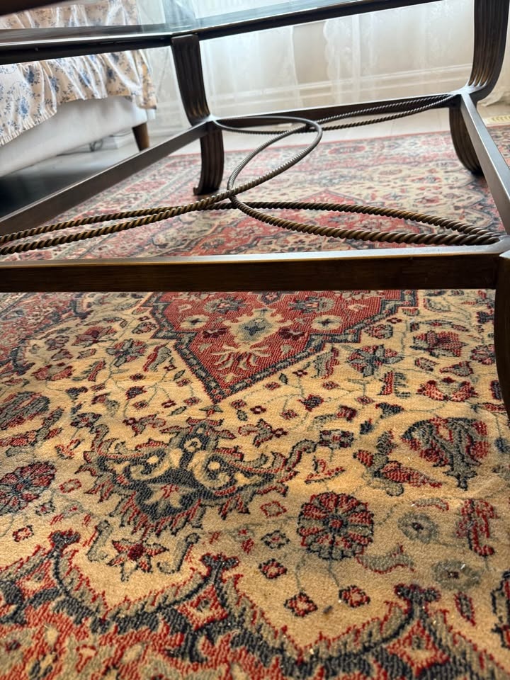 Elegant Glass & Metal Coffee Table – Moving Sale! - photo 2
