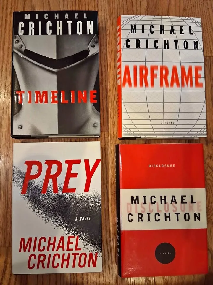 4 Michael Crichton Books $2 Each or all for $5