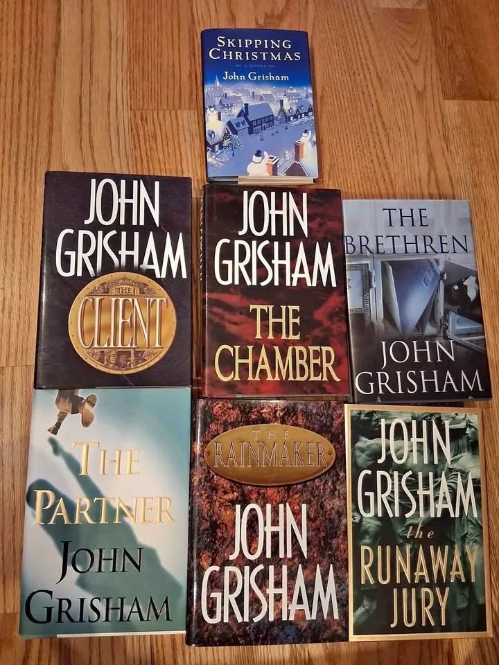 7 John Grisham Books $2 each or $10 for all