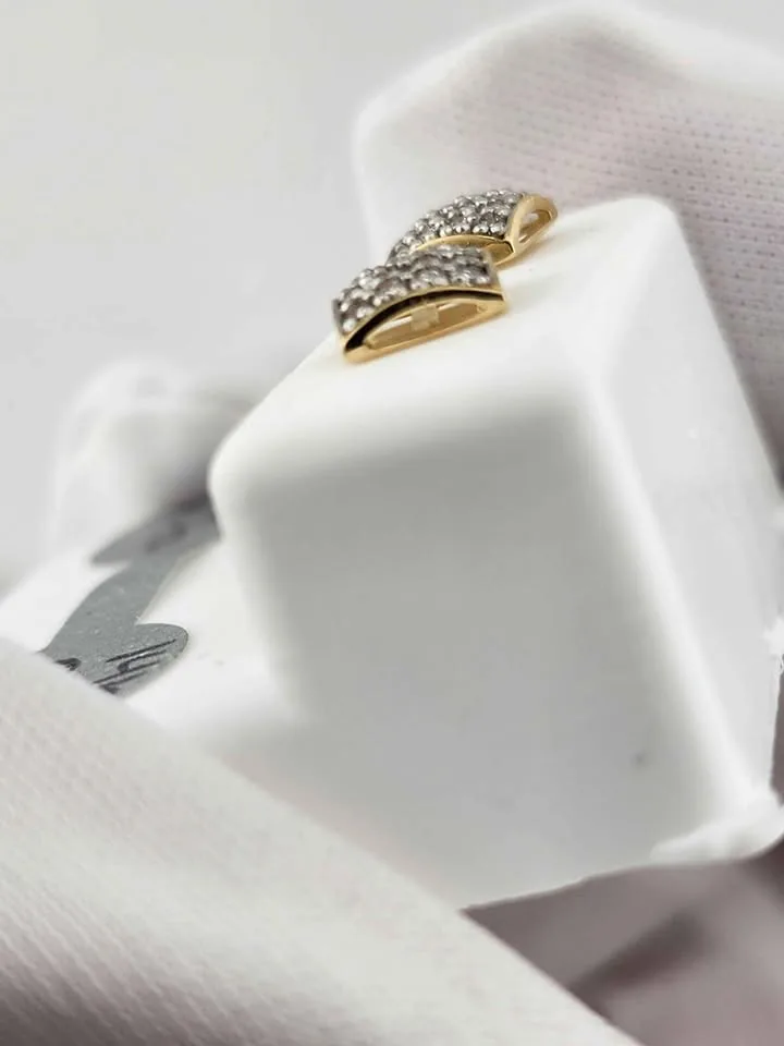 14k gold diamonds earing image indicator(3)