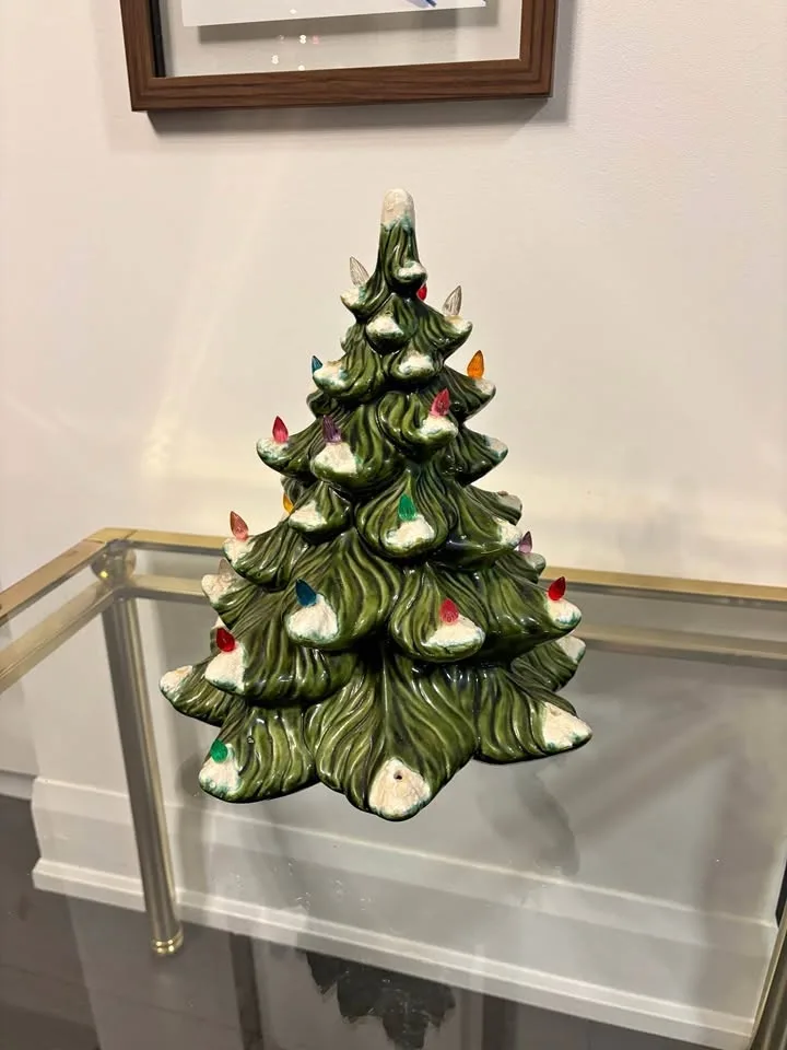 Vintage ceramic Christmas tree