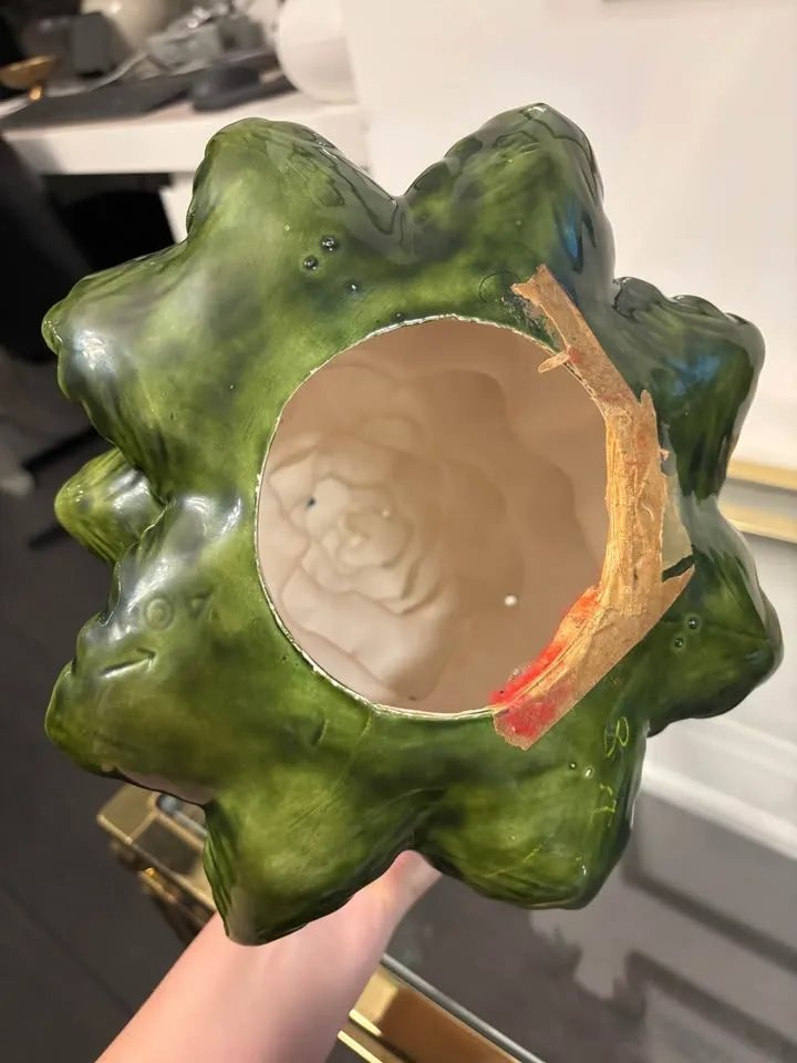 Vintage ceramic Christmas tree image indicator(3)