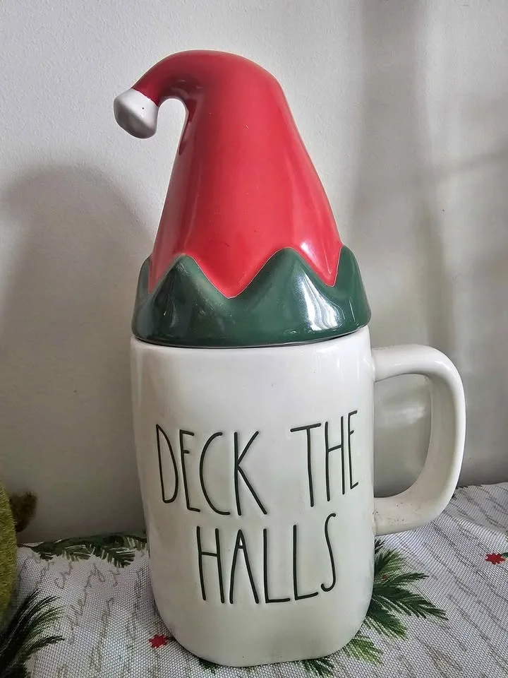 Rae Dunn- Deck the Halls Christmas Mug