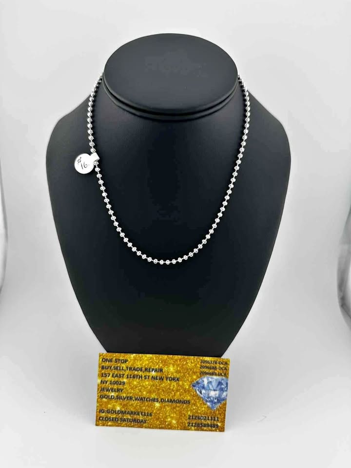 Moon cut chaine 925 stamped silver