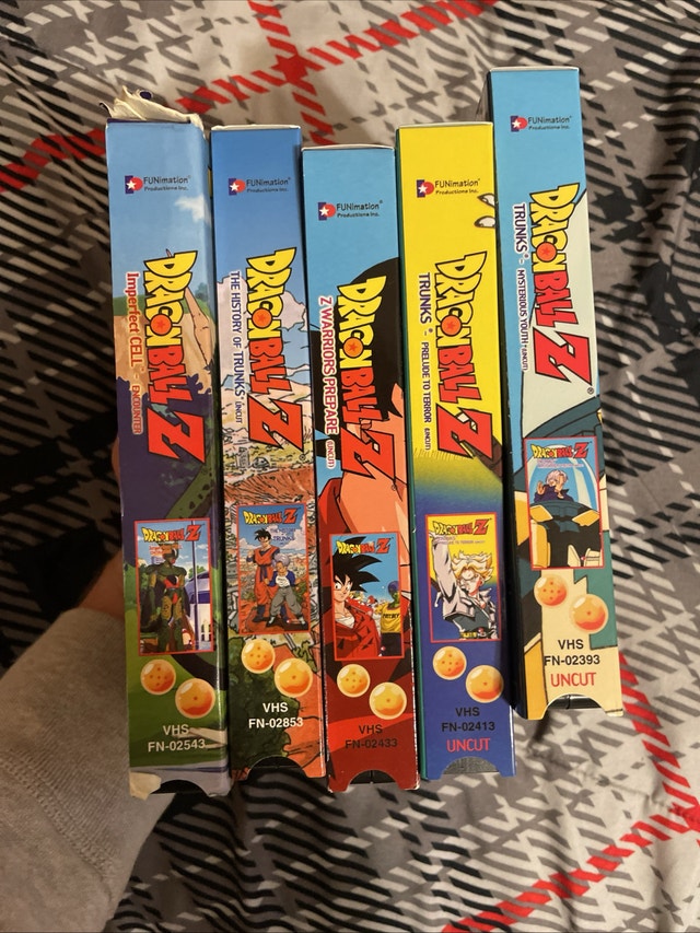 Lot Of 5 Dragon Ball Z VHS Tapes Imperfect Cell & More - photo 4