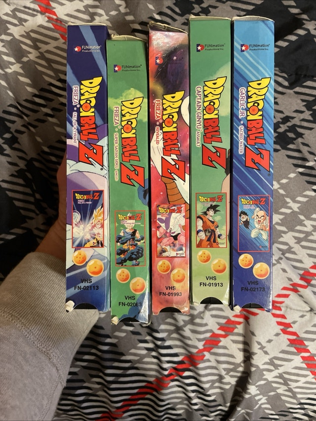 Lot Of 5 Dragon Ball Z VHS Tapes Frieza Revealed, & More - photo 4