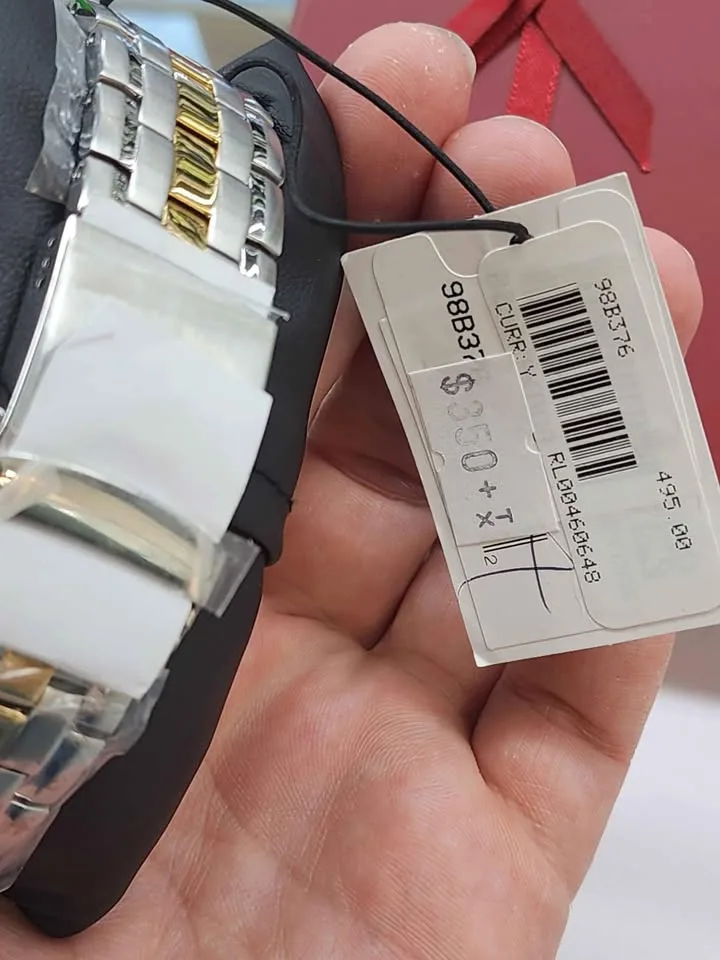 Bulova Gold Chronograph Dress Sport Watch 43mm image indicator(7)