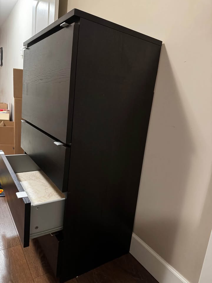 IKEA JONAS Desk with Drawers + Pull-Out Drop-Down Desk - photo 3