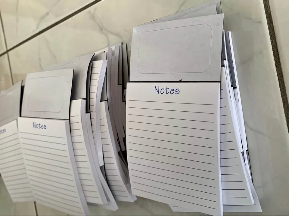 57 Magnetic Business Card To-Do List Notepads