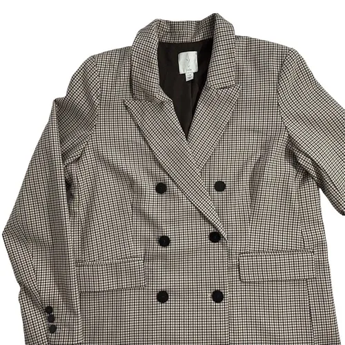 Joie Houndstooth Double Breasted Blazer - Large image indicator(6)