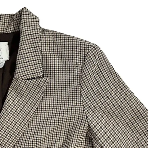 Joie Houndstooth Double Breasted Blazer - Large image indicator(7)