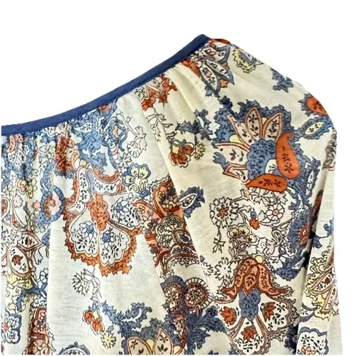 Mango Blue Floral Peasant Dress Small image indicator(6)