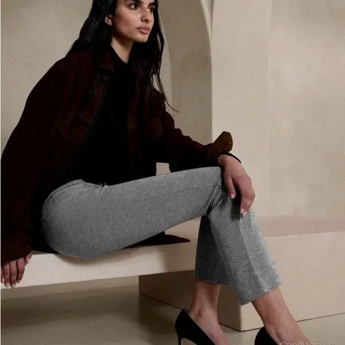 Banana Republic Petite Sloan Black Pants Size 2 Petite image indicator(4)