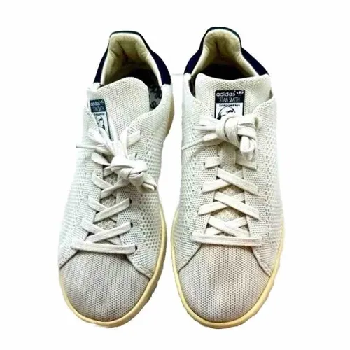 Adidas Stan Smith White Canvas Sneakers - Size 5 image indicator(2)