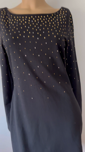 Juicy Couture Beaded Black Party Dress Small - photo 2