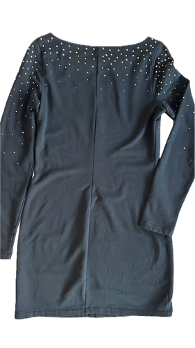 Juicy Couture Beaded Black Party Dress Small - photo 3