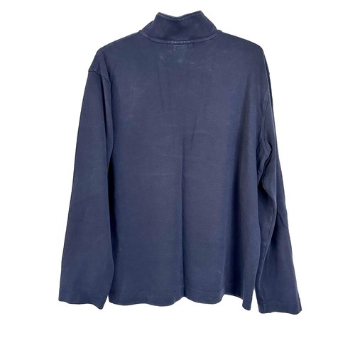 Michael Kors Men Size XL Navy Snap Long Sleeve Top - photo 2