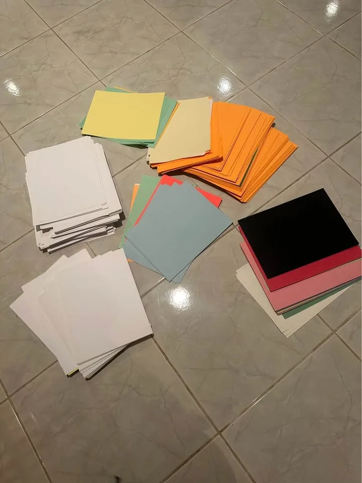Assorted computer paper for crafts, printing, office use