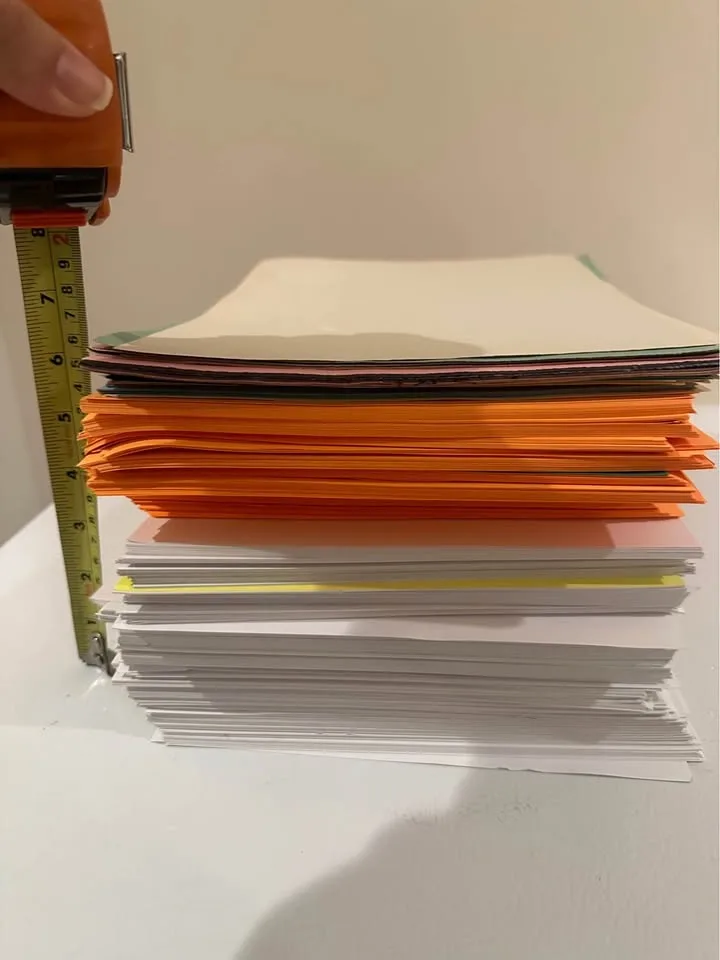 Assorted computer paper for crafts, printing, office use image indicator(6)