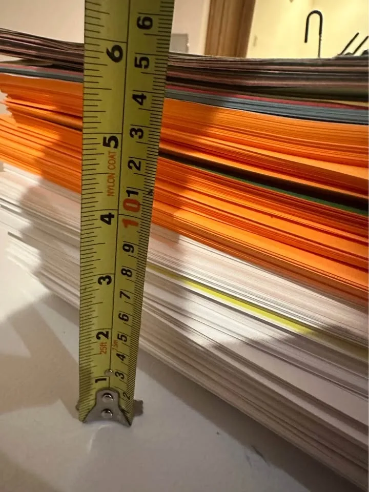 Assorted computer paper for crafts, printing, office use image indicator(7)