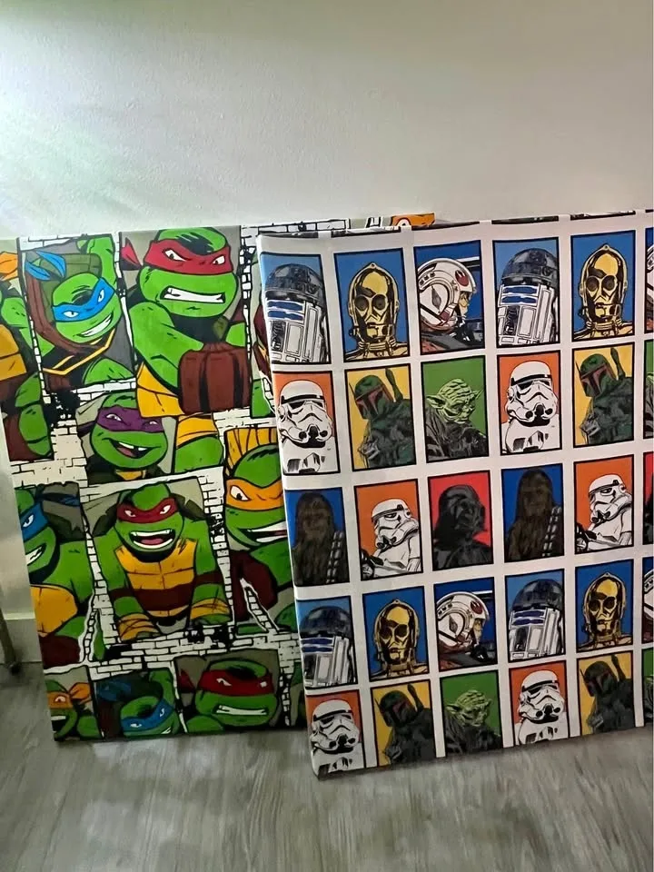 Ninja Turtles & Star Wars Canvas