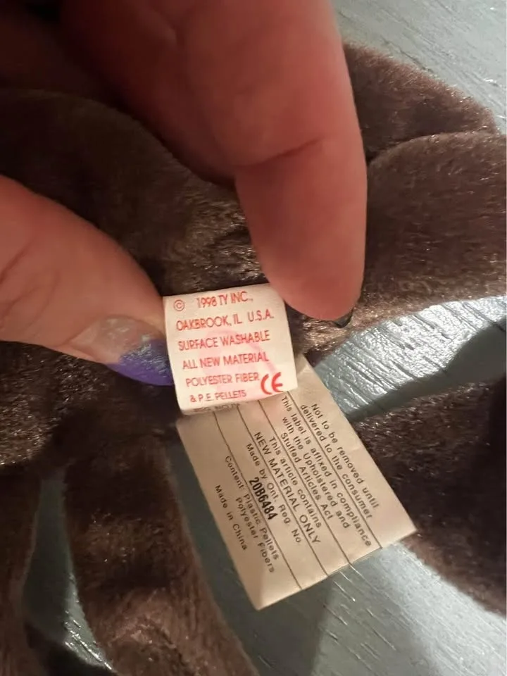 Stinger Beanie Baby with Error tags image indicator(3)