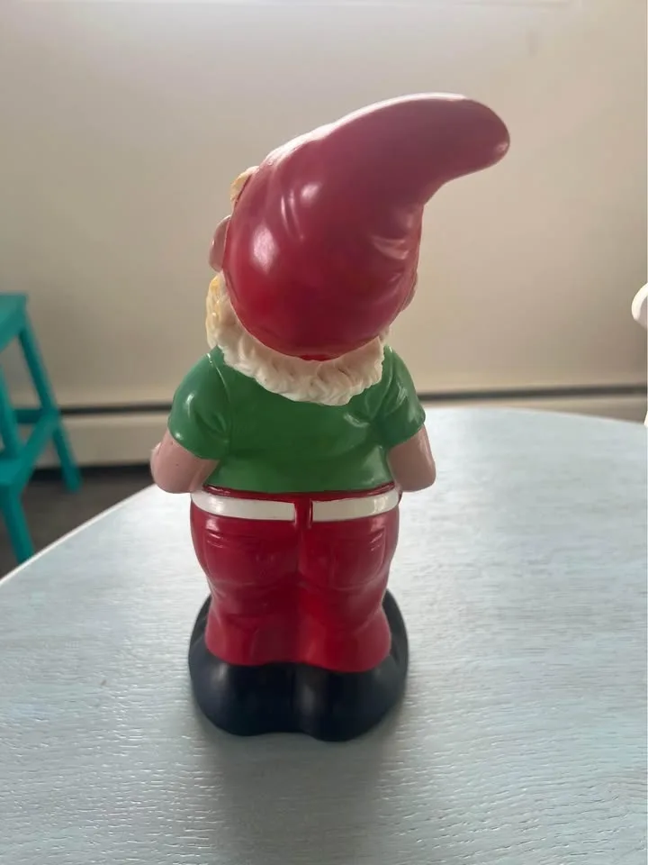 Vintage 1994 Gnome with Bird and Bird Food image indicator(2)