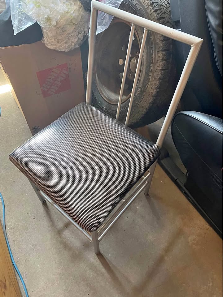 4 Silver Chairs