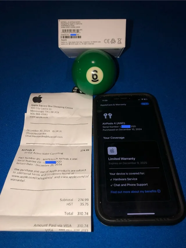 BRAND NEW AirPod 4 with NOISE CANCELLATION and RECEIPT image indicator(2)