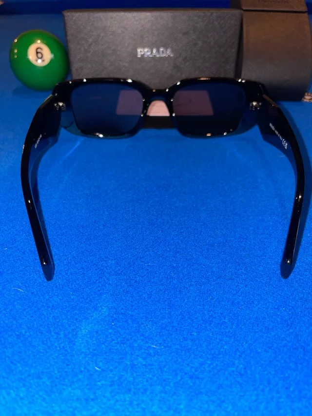 Prada PR 17WS Black Sunglasses Worn Once! With Receipt! image indicator(2)