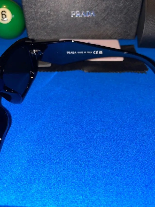 Prada PR 17WS Black Sunglasses Worn Once! With Receipt! image indicator(3)